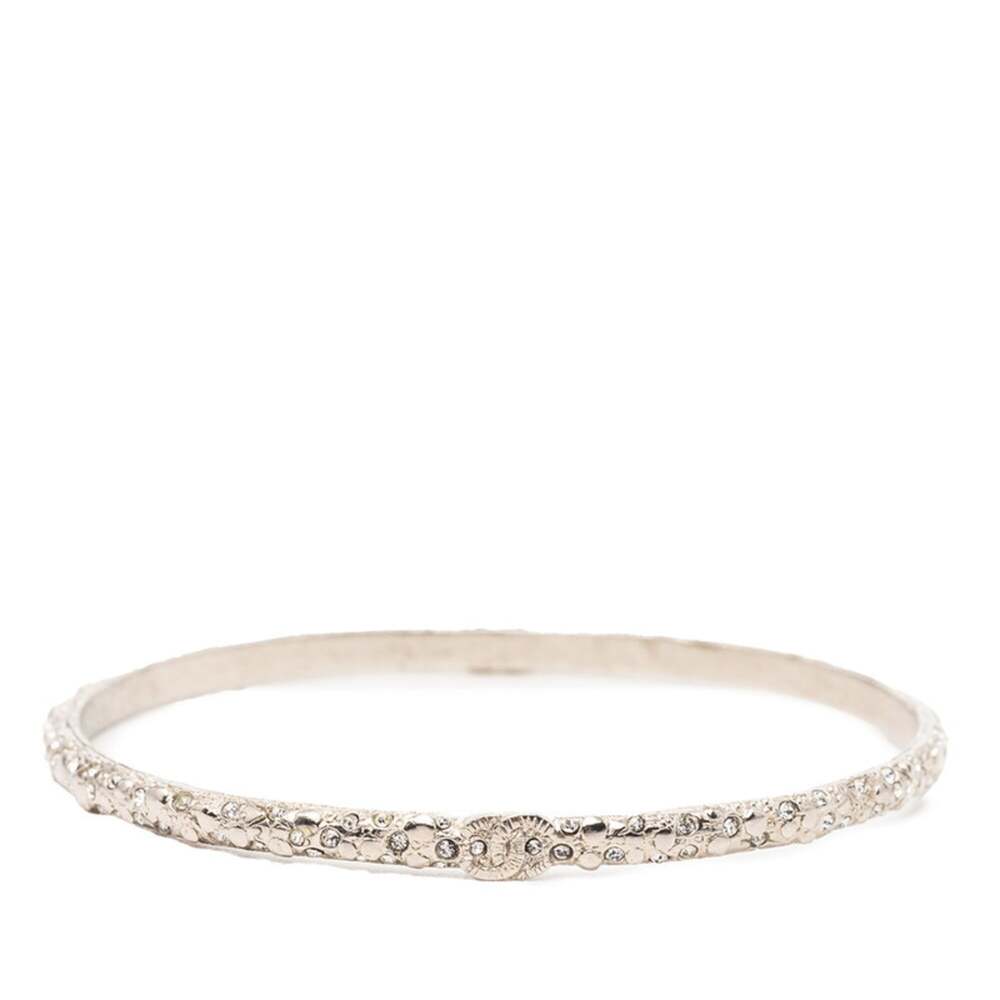 Chanel Cc Logo Bracelet Silver-Tone #256769C96B - Picture 3 of 5